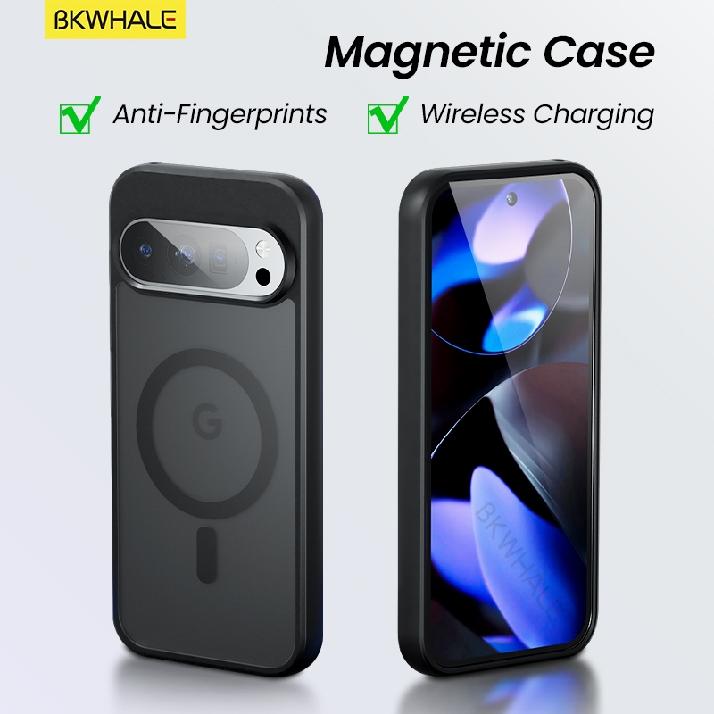 BKWHALE เคสโทรศัพท์แม่เหล็กสําหรับ Google Pixel 9 10 Pro XL 8 Pro 9A 8A 7A Pixel8 Pixel9 Pixel10 Pro