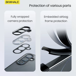 BKWHALE Matte โปร่งแสงเคสโทรศัพท์สําหรับ Samsung Galaxy A57 A37 A27 A17 A07 A56 A36 A26 A16 A06 A55 A54 A35 A34 A25 A24 A15 A14 S23 S24 S24 S26 FE S25