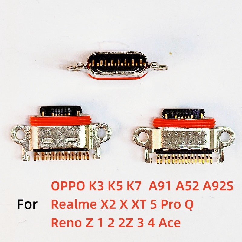 5-50pcs USB ชาร์จ Dock Connector พอร์ตปลั๊กสําหรับ OPPO K3 K5 K7 Realme X2 X XT 5 Pro Q Reno Z 1 2 2