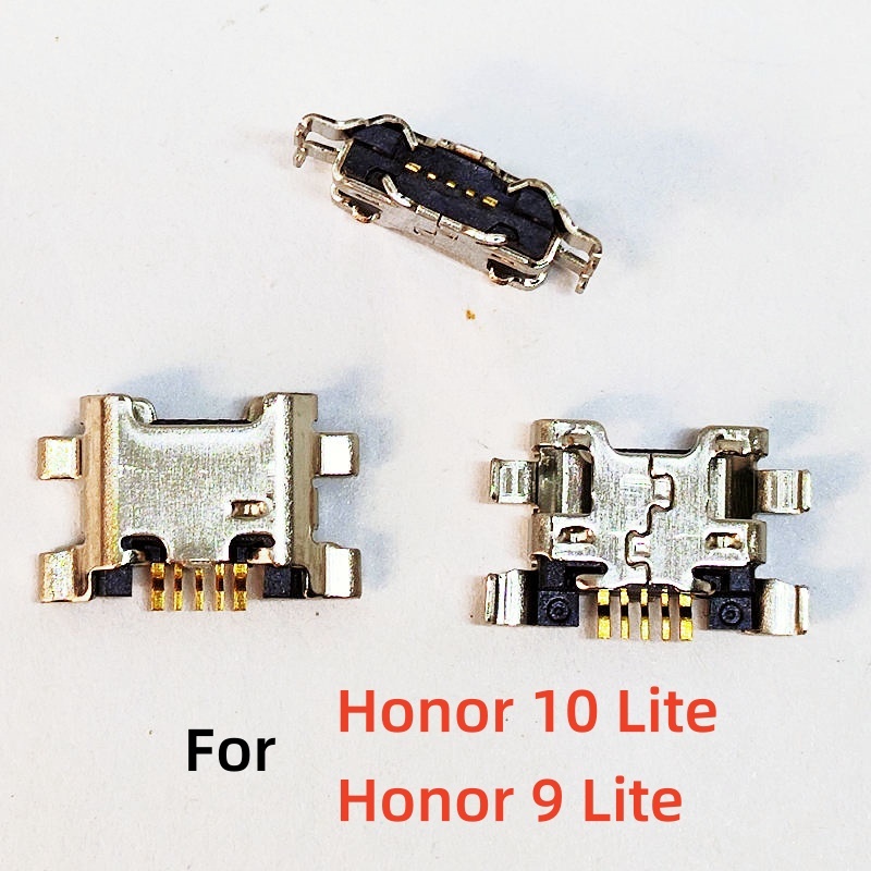 10-50 ชิ้นปลั๊ก Micro USB ชาร์จพอร์ตขั้วต่อซ็อกเก็ตสําหรับ Huawei Honor 10 Lite/Honor 9 Lite อะไหล่