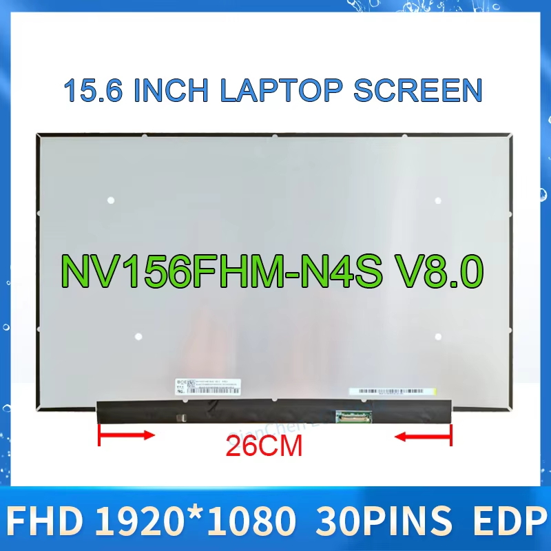 15.6 "IPS แล็ปท็อปหน้าจอ LCD NV156FHM-N4S fit B156HAN02.1 AA FA ZA N156HCA-EAC C1 LP156WFH-SPP3 แผงเ