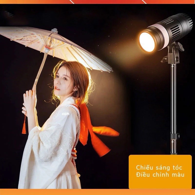 YM.80 สปอตไลท์ ถ่ายภาพ RGB5สี สปอร์ตไลท์ LED ถ่ายรูป ขาตั้ง2.1m+รีโมทควบคุมไฟรุ่น+ โฟกัส ปรับขนาดรูรับแสงได้