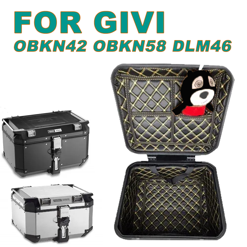 ด้านข้างกล่องสําหรับ GIVI OBKN42/OBKN58/OBKN37/OBKN TREKKER OUTBACK OBK รถจักรยานยนต์ด้านบนกระเป๋าเดินทางกล่องด้านในซับ Protector