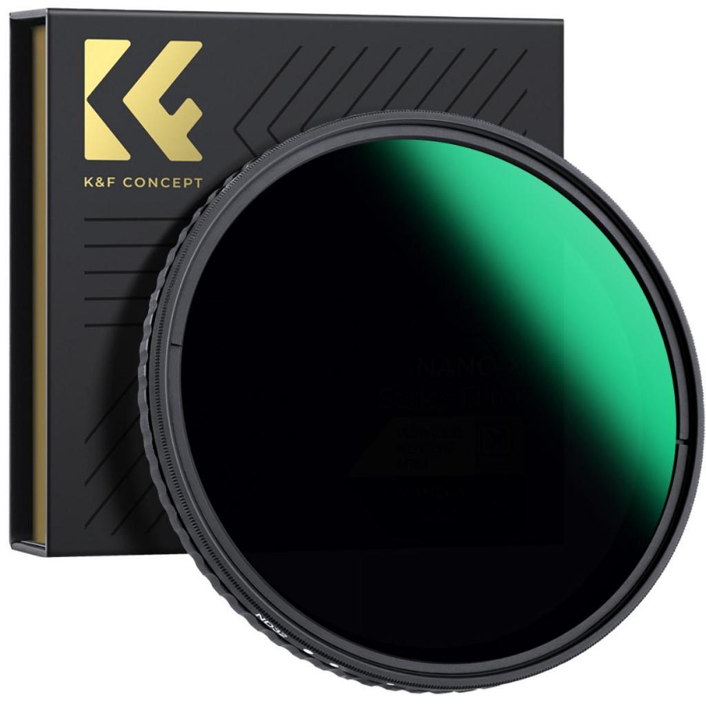 K&f CONCEPT Nano-X Variable ND Filter(ND2-32/ND8-128/ND32-512/ND2-400/ND3-1000...) Hd บางเฉียบ