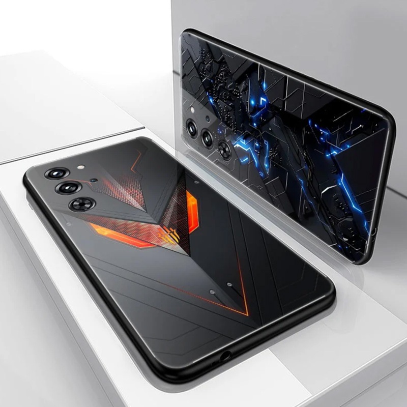 9H แก้วสําหรับ Nubia Red Magic 10 Pro กรณี Hard กระจกนิรภัยโทรศัพท์ฝาหลัง Red Magic 10 Pro Plus Shel