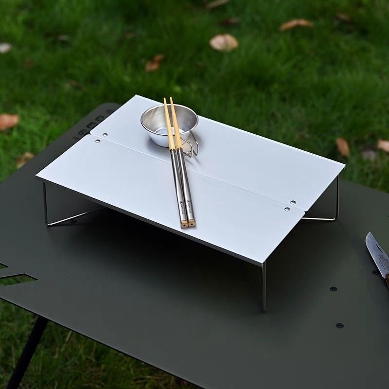 โต๊ะพับพกพา Outdoor Camping table Ultra-Light 0.3kgAluminum Alloy Folding Table Barbecue SOTO Style Tea Coffee Table โต๊ะกาแฟ