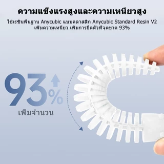 【✨ผลิตล่าสุด】ANYCUBIC Standard Resin V2 UV เรซิ่น3D 1KG กลิ่นเบา ความทนทานสูง เหมาะกับ LCD 3D Printer เรซิ่น เครื่องปริ้น3D Anycubic