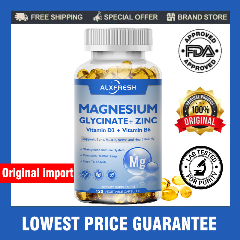 Magnesium Glycinate | สูตรรวมเสริมกระดูก บำรุงหัวใจประสาท ลดเครียด นอนหลับลึก ภูมิคุ้มกันแข็งแรง