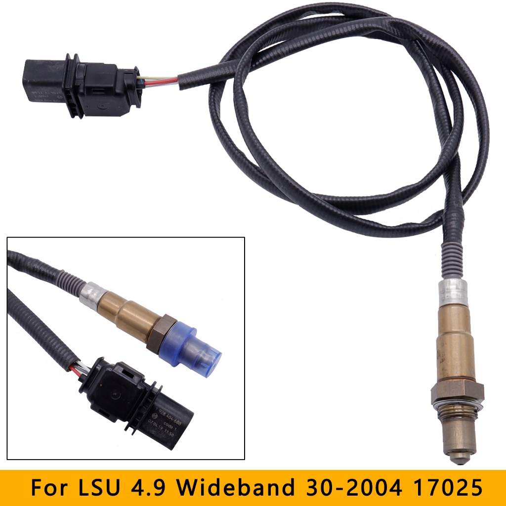 5 สาย Lambda Air Fuel Ratio Sensor 0258017025 Lsu4.9 Wideband O2 เซนเซอร์ออกซิเจนสําหรับ PLX AEM 30-2004 LSU LSU 4.9 30-2004 17025