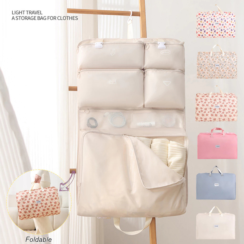 🔥ส่งจากไทย🔥กระเป๋าเก็บของสําหรับเดินทางแบบเจ็ดในหนึ่งเดียวการเดินทางเพื่อธุรกิจกระเป๋าเดินทางเสื้อผ้าซักผ้าจัดเก็บเป็นระเบียบเรียบร้อย