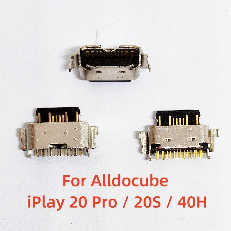 5-10 ชิ้นใหม่ประเภท C USB C ชาร์จพอร์ตซ็อกเก็ตขั้วต่อ USB แจ็คสําหรับ Alldocube iPlay 20 Pro / 20S / 40H 12Pin อะไหล่