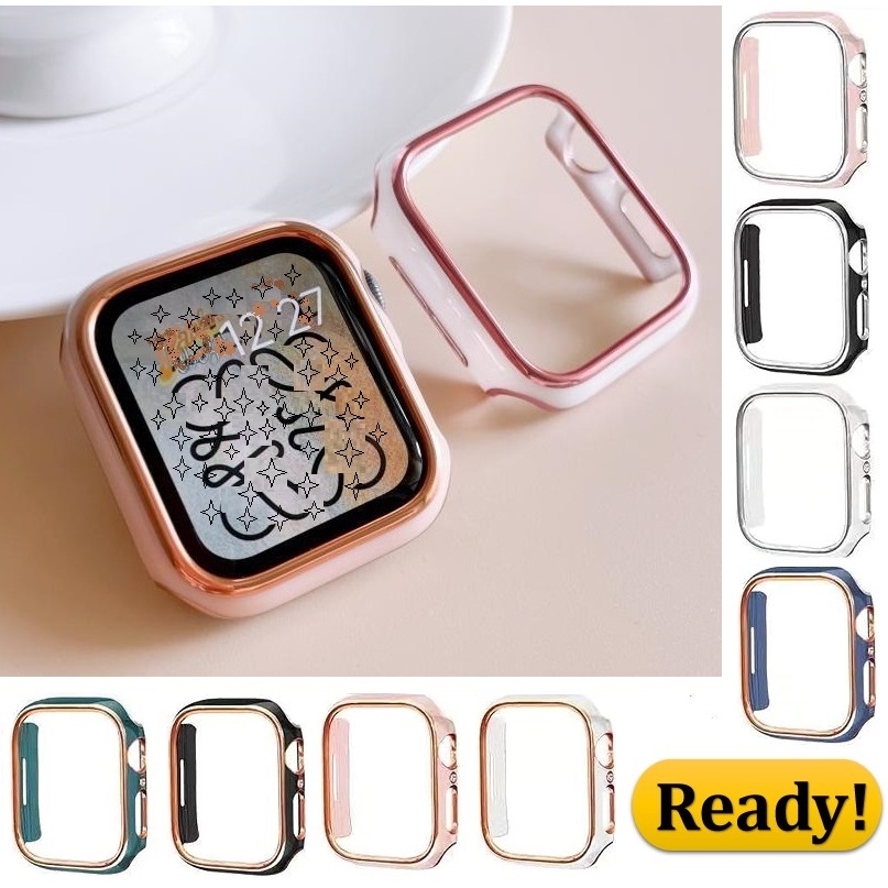 เคส applewatch Fashion Protective Cover for iWatch 9 8 7 6 SE 5 4 3 2 1 Size 41mm 45mm 38mm 40mm 42mm 44mm เคส applewatch series 7