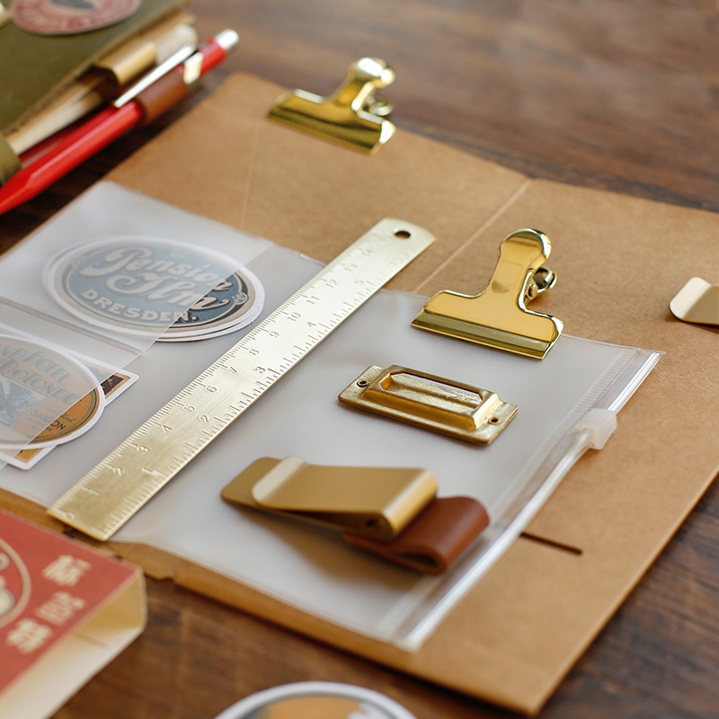 Tn Vintage Brass Accessories Journal Collection Metal Ledger อุปกรณ์ตกแต่ง