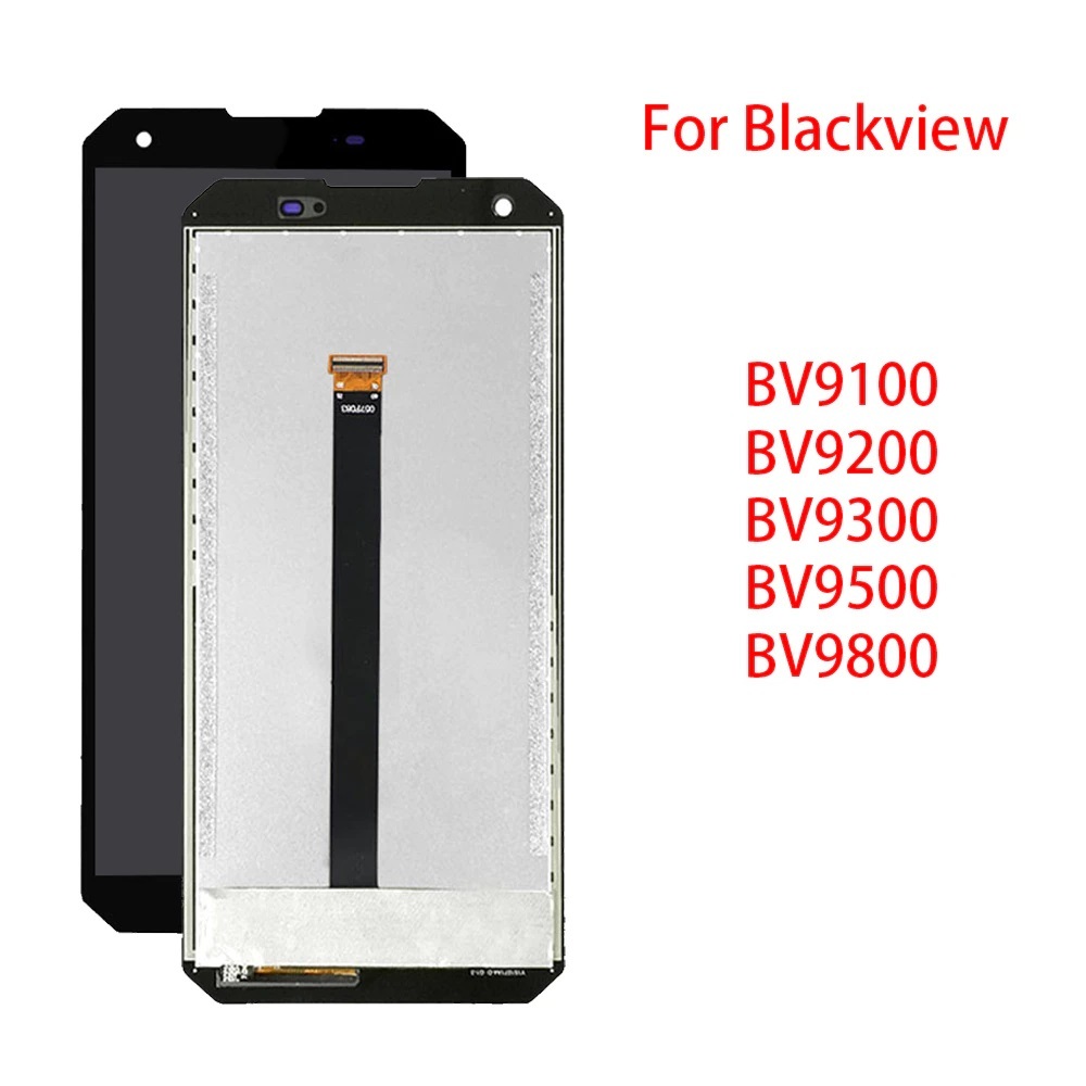 ทดสอบ 100% จอแสดงผล LCD สําหรับ Blackview BV9100 BV9200 BV9300 BV9500 BV9800 จอแสดงผล LCD หลักแผง