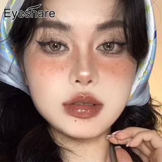 Eyeshare รุ่น BLACKSPOT มีค่าสายตา 0.00‑‑6.00 คอนแทคเลนส์สี โทนสีกลมกลืนธรรมชาติ รายปี Dia14.2 สี สีเทา 1คู่