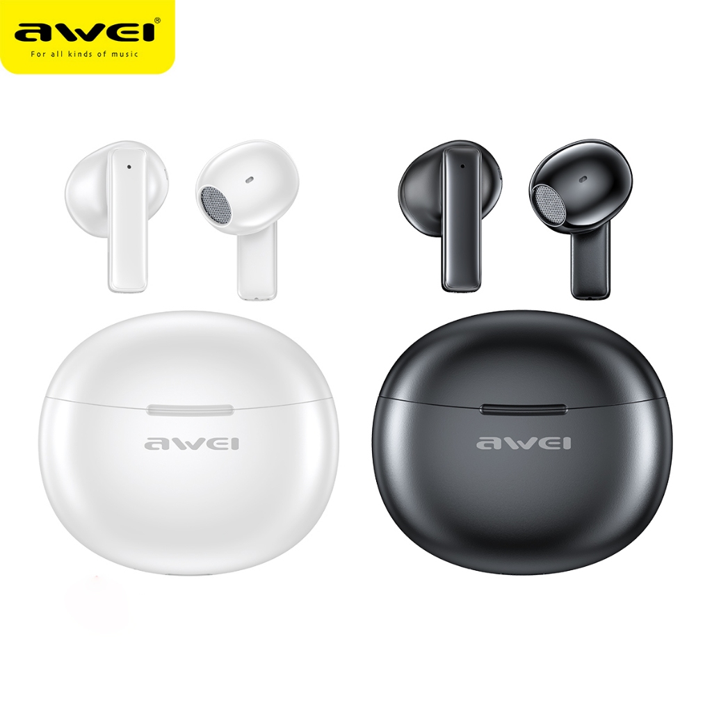Awei T87 TWS หูฟังบลูทูธ เบส หนัก ของแทั Bluetooth ตัดเสียงรบกวน เสียงชัดเจน มินิหูฟัง มีไมค์