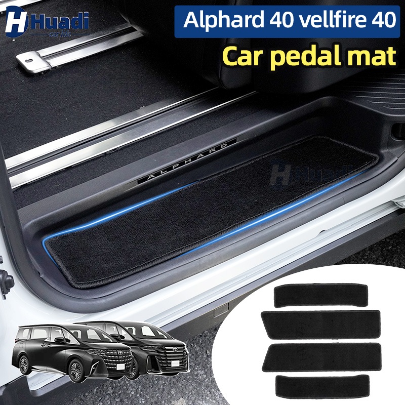 เสื่อเหยียบรถ alphard 40 vellfier 40(2023.6-2027) พรมรถยนต์ agh40 anh40 พรม พรมปูพื้นรถยนต์ เสื่อเท้า