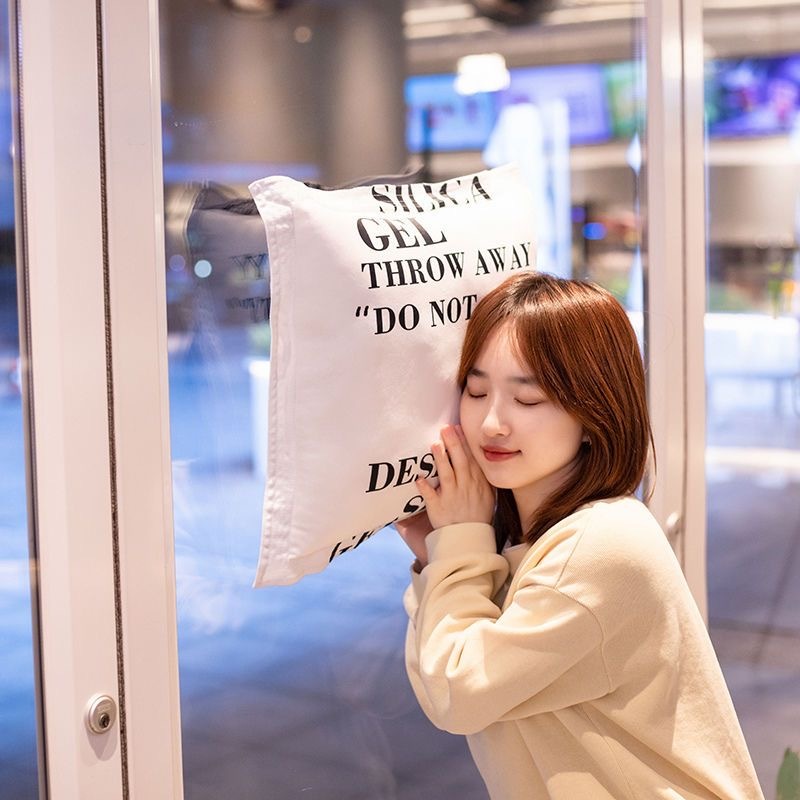 หมอนอิงเด็กผู้หญิงนอนหลับ หมอนอิงโซฟานุ่ม หมอนอิงหลัง ตกแต่งบ้าน ห้องนั่งเล่น สไตล์น่ารัก ทำความสะอาดง่าย - รูปที่ 7