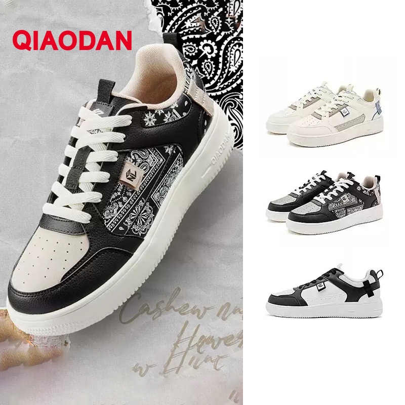 Qiaodan รองเท้าผ้าใบผู้หญิงน้ําหนักเบาหนาสําหรับกีฬา XM26210525