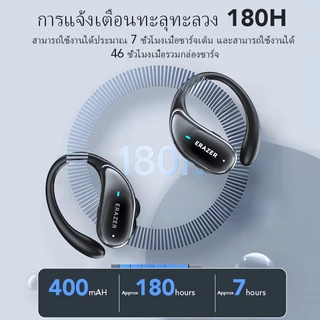 Erazer XT80 Pro หูฟังแปลภาษา AI หูฟังไร้สายบลูทูธ 5.4 ระบบตัดเสียงรบกวนแบบ ANC หูฟังบลูทูธ หูฟังกีฬากันน้ํา HiFi Music HD Call ไมโครโฟนลดเสียงรบกวน สำหรับ IOS/Android