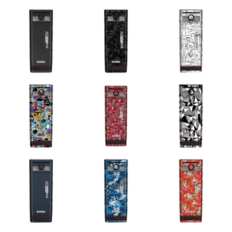 Godox AD200Pro II  สติกเกอร์ป้องกัน Flasher เหมาะสําหรับ: Godox AD200Pro II ประกาย Godox AD200Pro II