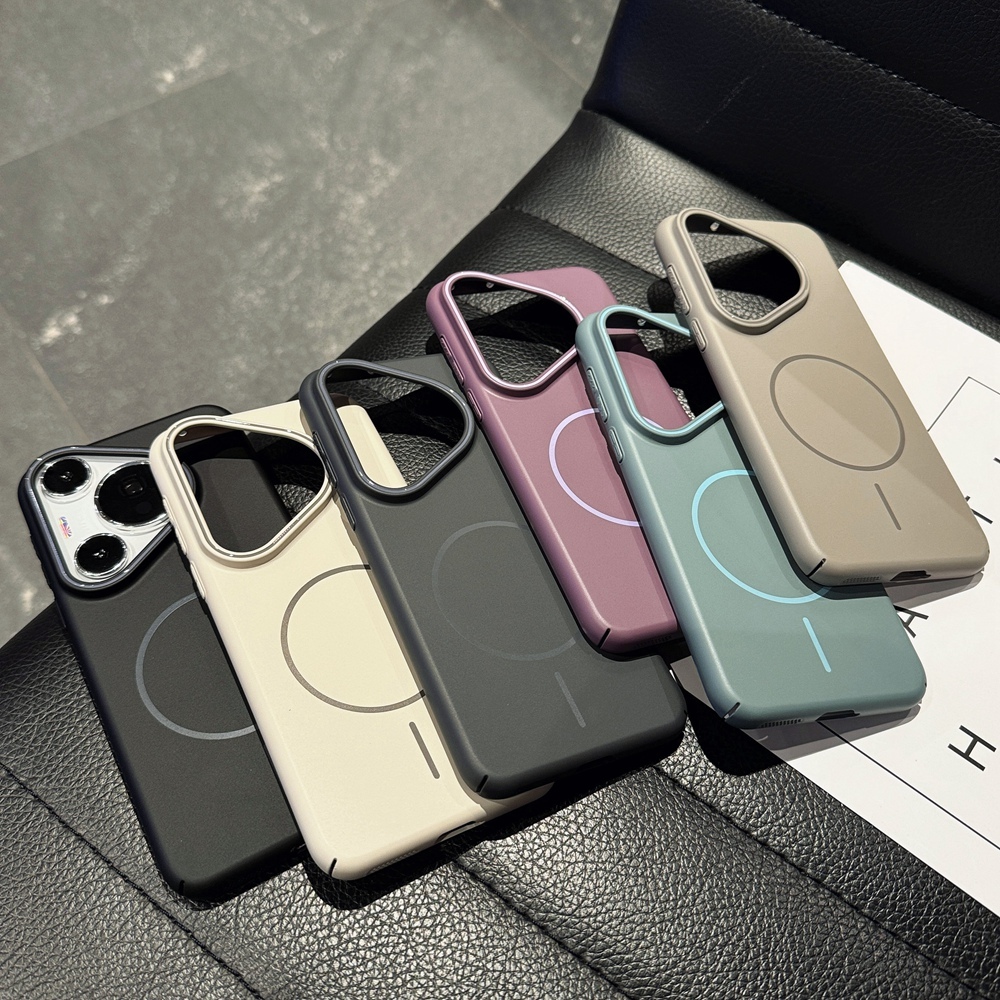 สีทึบแม่เหล็กชาร์จไร้สายเคสโทรศัพท์สําหรับ Huawei P40 P50 P60 Pura P70 80 Pro P70 Ultra Ultra Ultra 