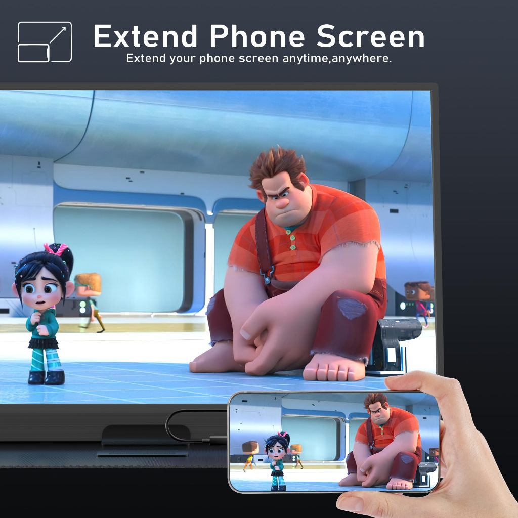 HONGOมอนิเตอร์ แบบพกพา สําหรับแล็ปท็อป 15.6 /16.1นิ้ว 1920*1080P จอ 144hz FHD IPS USB-C HDMI สําหรับ