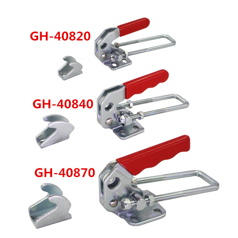 GH-40820 GH-40840 GH-40870 Latch-Action Toggle Clamp Quick Release U Bolt Self-lock Catch คลิปสลับ C