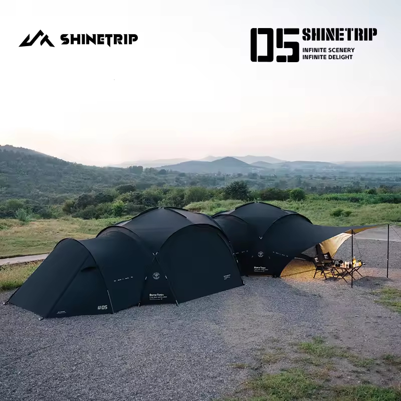 ShineTrip Outdoor Camping Dome Canopy Beach Sunscreen Tent Large Rainproof Sunshade Pavilion