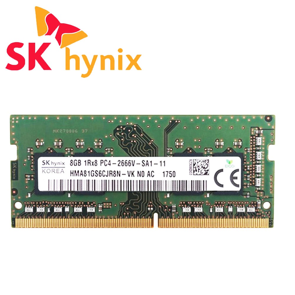 SK Hynix DDR4 แล็ปท็อป RAM 4GB 8GB 16GB DDR4 2666MHz PC4-21300S หน่วยความจําโน้ตบุ๊ค 1.2V 260Pin SO-
