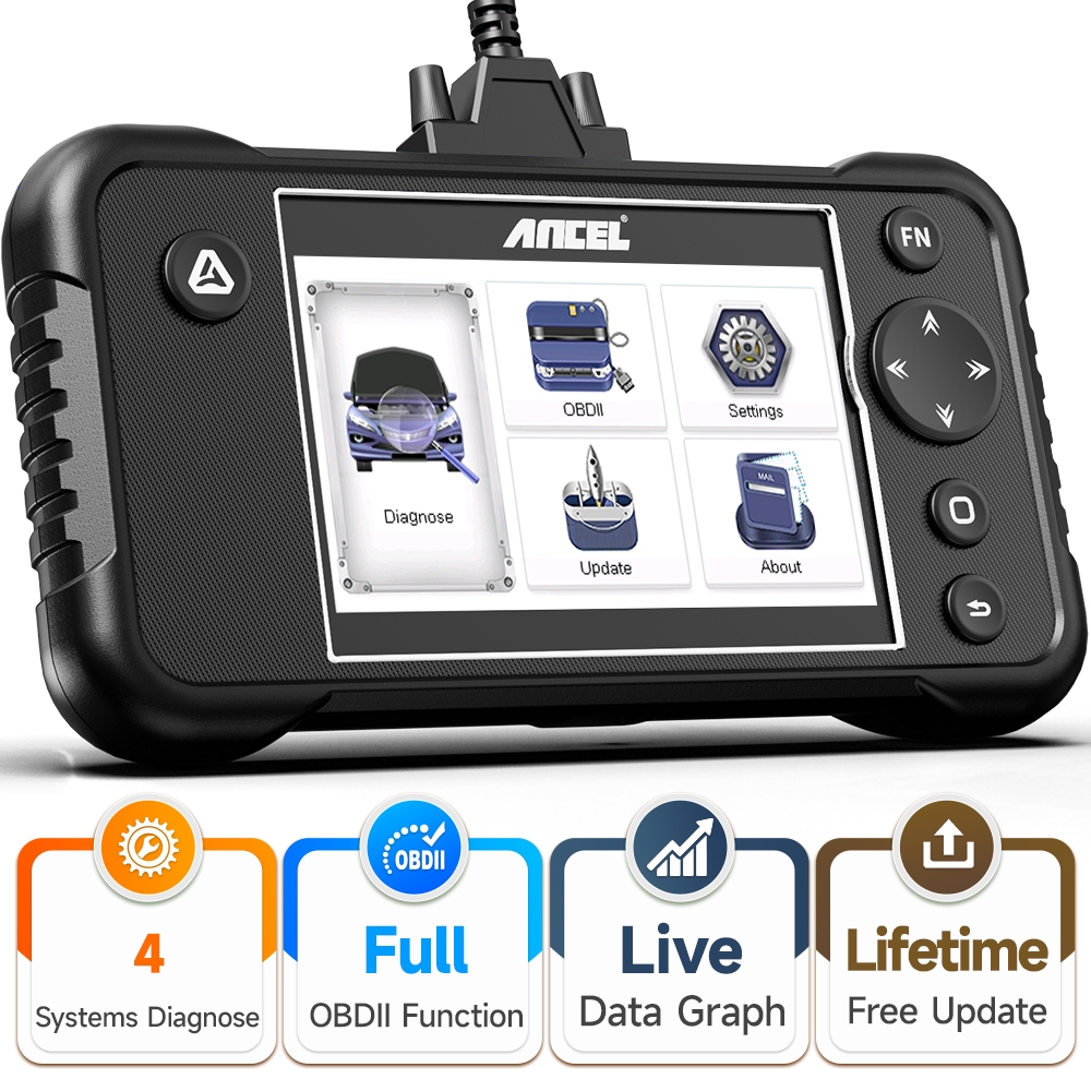 Ancel FX3000 elite OBD2 เครื่องมือวินิจฉัยรถยนต์ ABS บริการน้ํามัน BMS EPB SAS รีเซ็ต OBD2 เครื่องสแกนเนอร์มืออาชีพเครื่องสแกนเนอร์ยานยนต์ฟรี Update