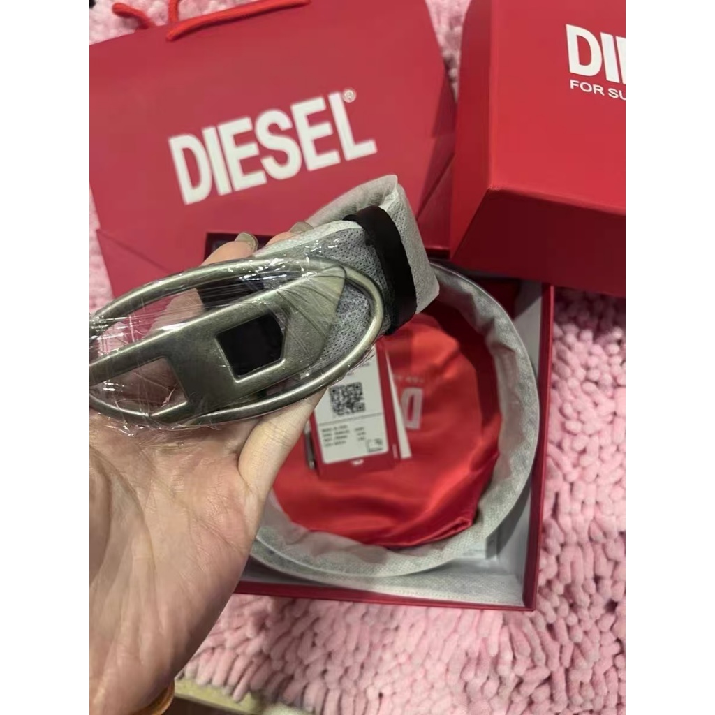 Ddddiesel D Letter เข็มขัดกว้าง เข้ากับทุกการแต่งกาย สําหรับผู้ชาย และผู้หญิง