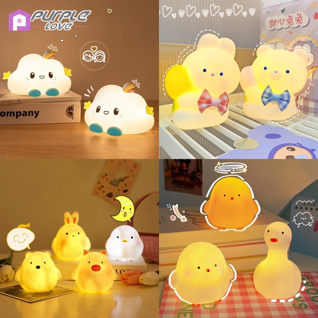 ✨COD✨โคมไฟข้างเตียง รูปการ์ตูนกระต่ายน่ารัก สําหรับตกแต่งบ้าน