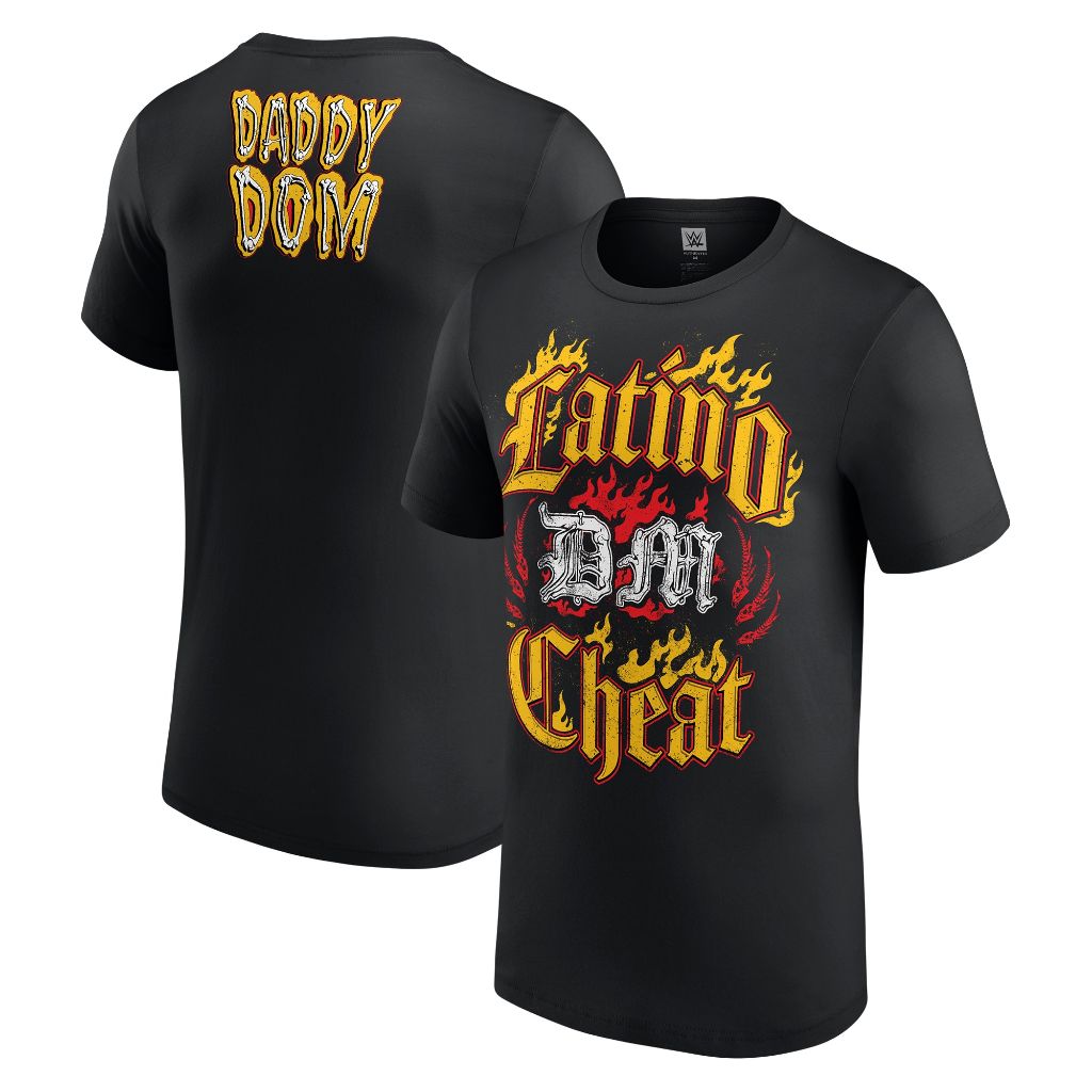 เสื้อยืด Mens Black Dominik Mysterio Latino Cheat