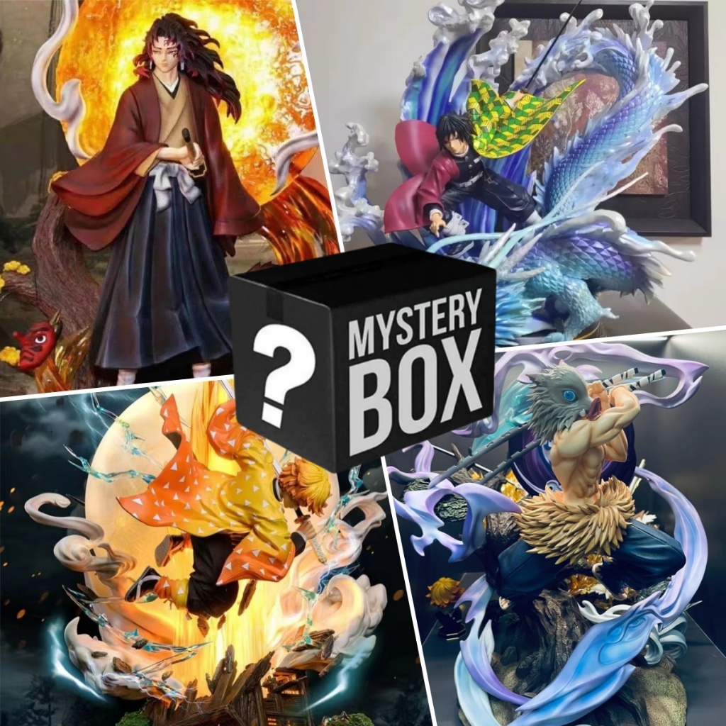 Demon Slayer Zenitsu Yoriichi Nezuko Muichirou Tanjiro รูป Lucky กระเป๋า Mystery กล่องกล่องตาบอดรูปต