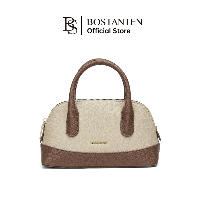 BOSTANTEN กระเป๋าสะพายไหล่ผู้หญิงกระเป๋าถือกระเป๋าเชลล์