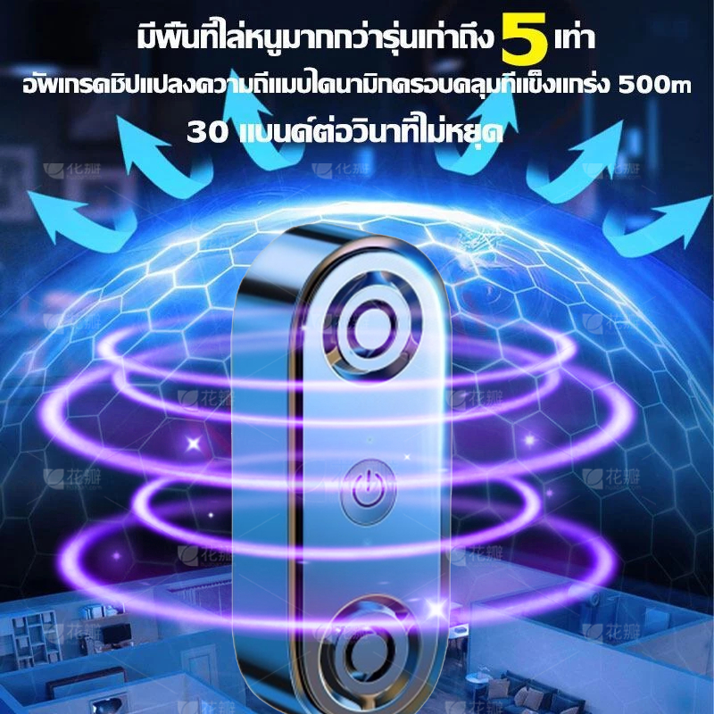 2025 เครื่องไล่หนูแบบถาวรรุ่นใหม่ล่าสุด เทคโนโลยีอัลตราโซนิก 360 องศาภายใน 1000 ม. ไม่มีหนู, หนูตะเภา, ด้วง ฯลฯ - รูปที่ 6
