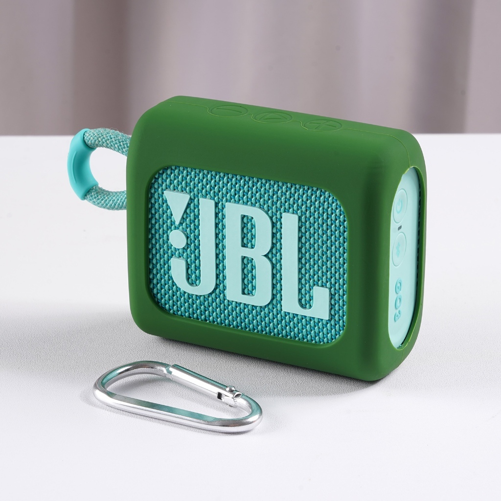 เคสซิลิโคนอ่อนนุ่มปลอกทนทานสําหรับกระเป๋าถือลําโพง JBL GO 3