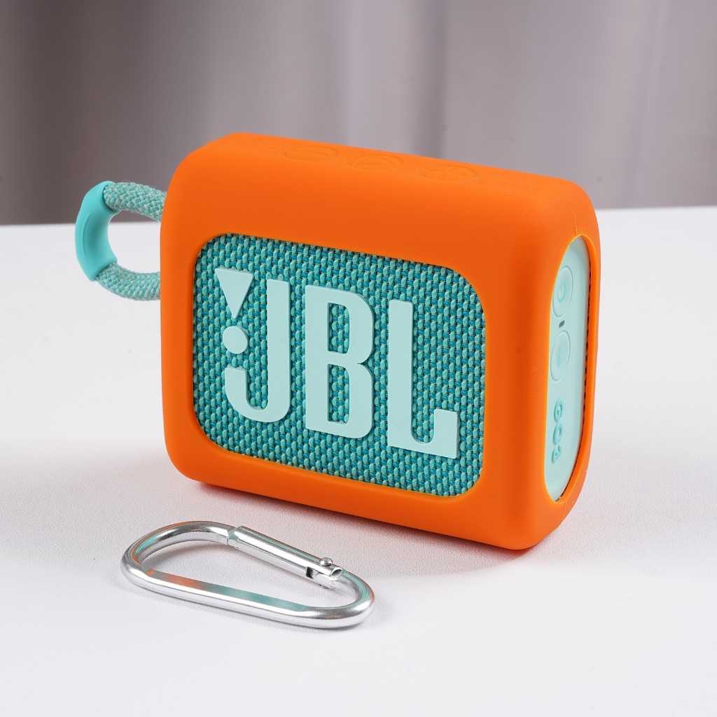 เคสซิลิโคนอ่อนนุ่มปลอกทนทานสําหรับกระเป๋าถือลําโพง JBL GO 3