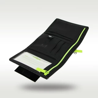 Kids Wallet Boy Cool Black Green World Clutch Wallet Leather Card Bag Coin Wallet, Original High Quality