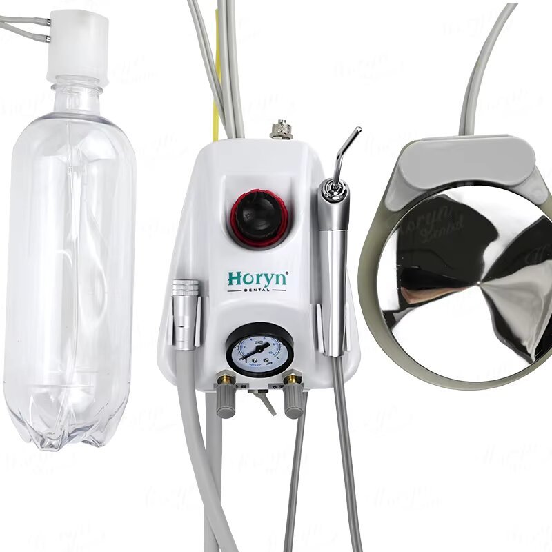 Horyn ทันตกรรมแบบพกพา Turbine Unit Air Water Syringe การเชื่อมต่อการเชื่อมต่อ Air Compressor 3 Way Syringe 2/4 หลุม