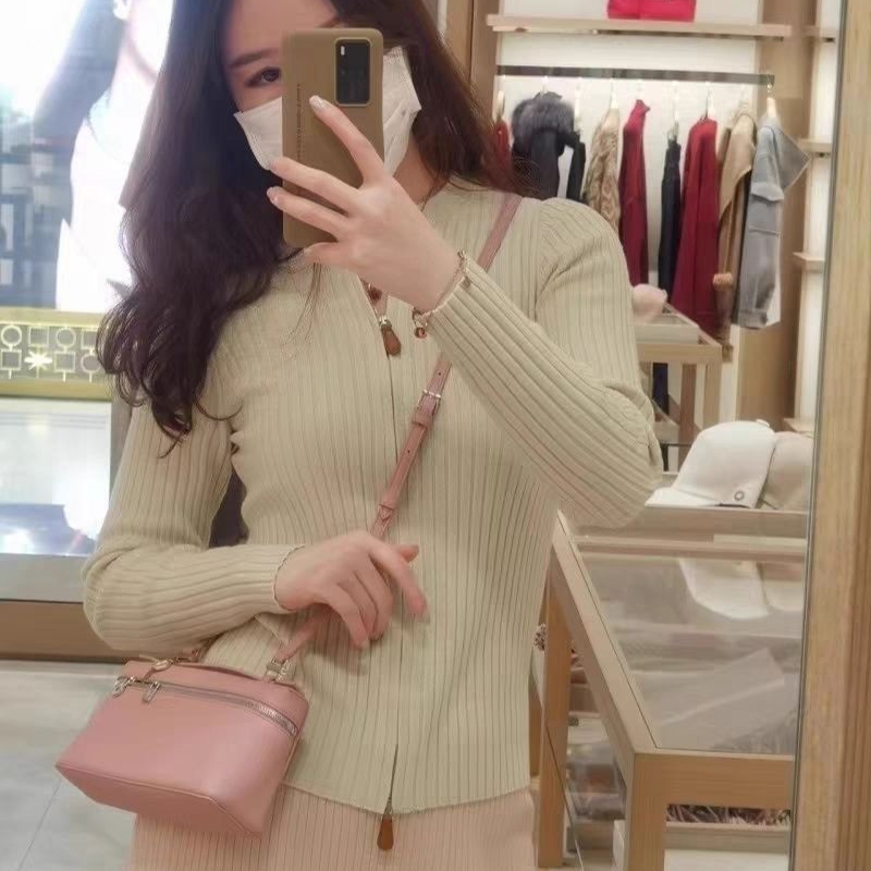 LABESTIN กระเป๋าสุภาพสตรี ใหม่มัลติฟังก์ชั่ลิ้นจี่ลวดลายเรียบง่ายหนังนุ่มไหล่เดียว กระเป๋าสะพาย