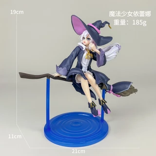 100 สไตล์อะนิเมะสาว Hatsune Miku สีดํานักมายากลสาว Ashen แม่มด Elaina เซเลอร์มูน Rem Kasano Sora Asuka Langley Soryu PVC ตัวเลขการกระทําตุ๊กตาของเล่น