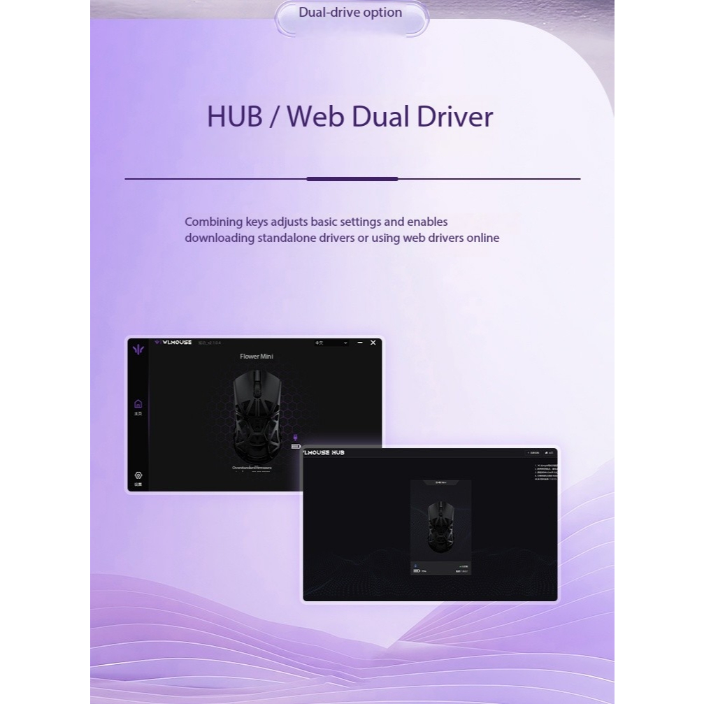 มีจําหน่ายในสต็อกWlmouse Beast MINI Pro magnesium alloy เมาส์เล่นเกมไร้สายน้ําหนักเบา 8K อัตราการคืนเดิม 3950
