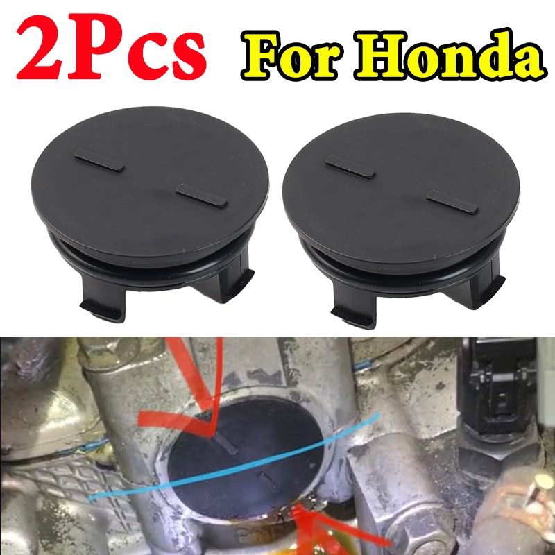 2 ชิ้นฝาสูบด้านหลัง Camshaft ปลั๊กซีลสําหรับ Honda City Civic CR-V HR-V Accord FIT Insight หยก Everus CR-Z 12513-P72-003
