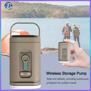 🚚จัดส่งในประเทศไทย🚚Camping Light ปั๊มลมไฟฟ้า 1200mAh เครื่องอัดอากาศแบบพกพา 4000Pa ไร้สาย Inflator ปั๊มสำหรับ Air เรือแหวนว่ายน้ำ