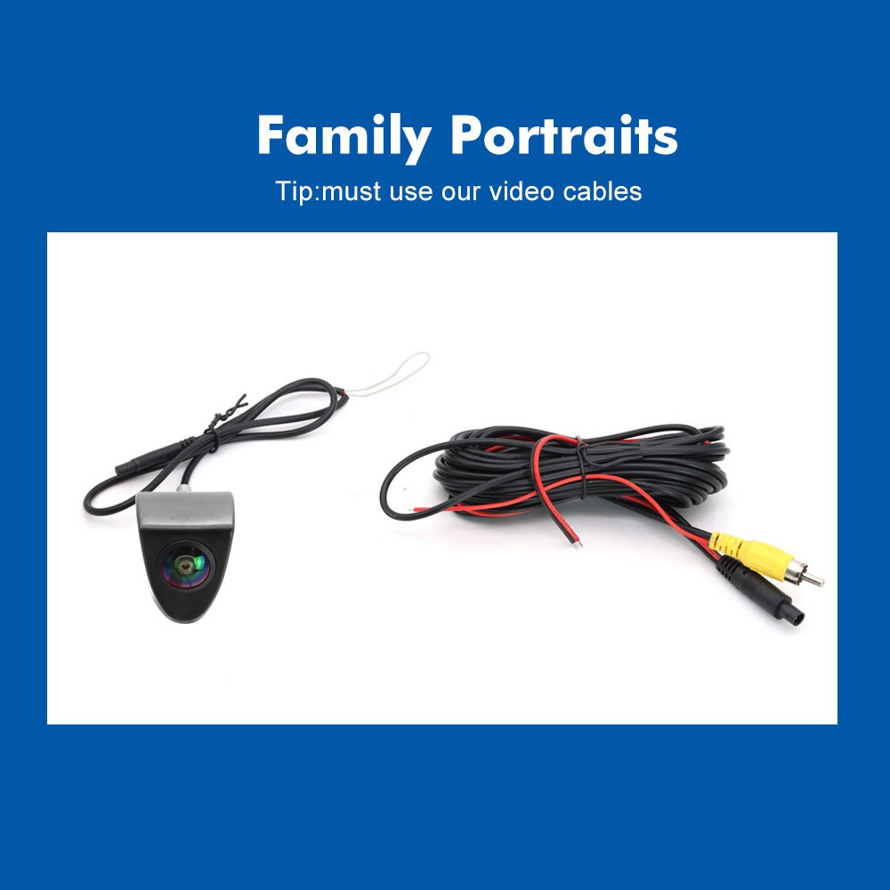 Ccd AHD 1080P ด้านหน้าด้านหลังโลโก้กล้องสําหรับ Toyota Camry Prius Yaris Hilux Vizi Reiz FJ Veranda Cruiser Corolla RAV4 กล้องที่จอดรถ - รูปที่ 6