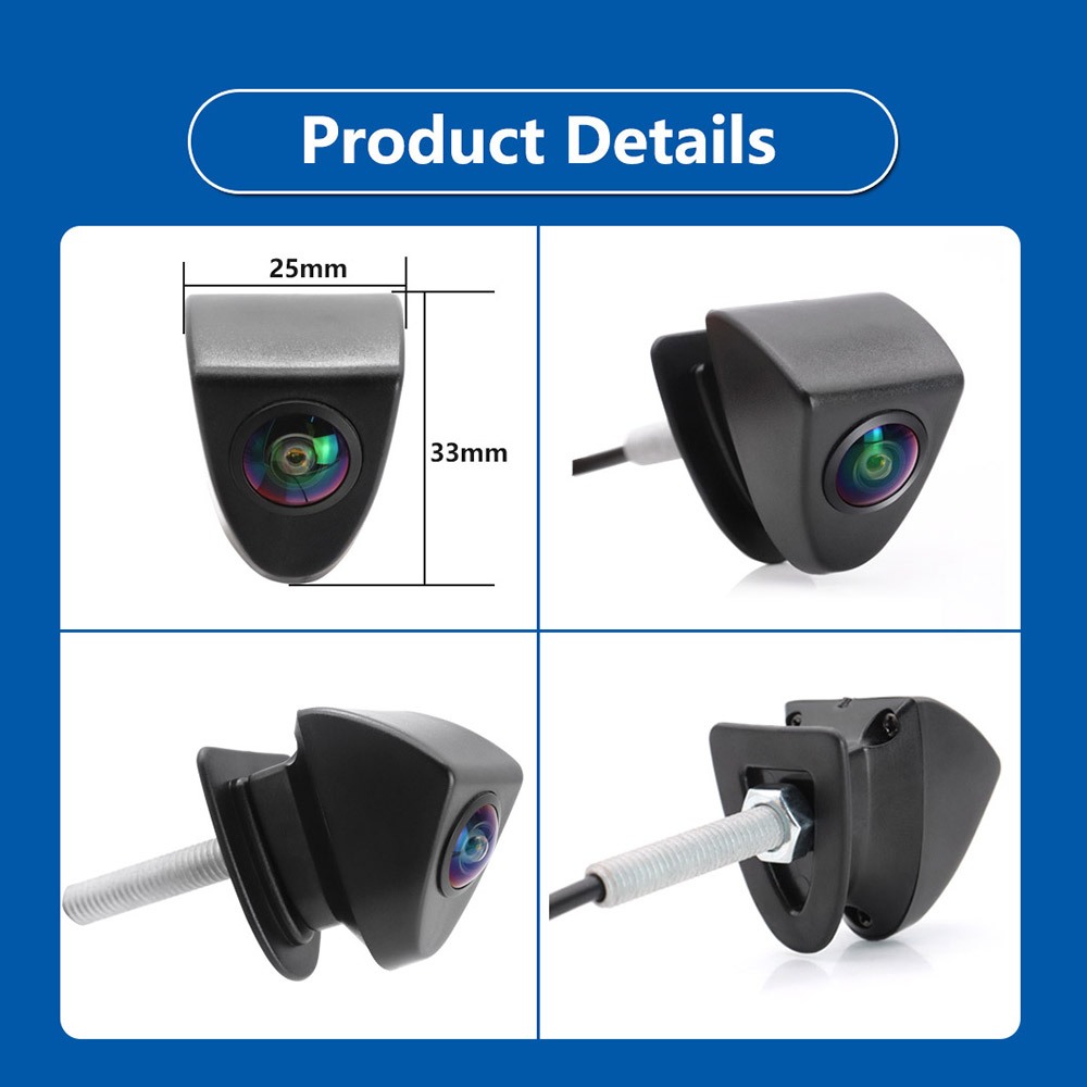 Ccd AHD 1080P ด้านหน้าด้านหลังโลโก้กล้องสําหรับ Toyota Camry Prius Yaris Hilux Vizi Reiz FJ Veranda Cruiser Corolla RAV4 กล้องที่จอดรถ - รูปที่ 4