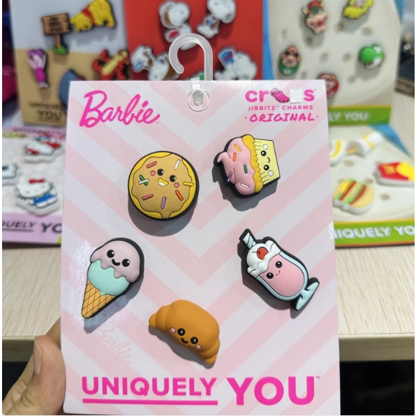 (599ส่งฟรีทั่วไทย🚚)set5/10pcs✨CROCS JIBBITZ CHARMS ของแท้ 100%✨ ❤️เลือกลายได้หลาก! อุปกรณ์แต่งรองเท้า
