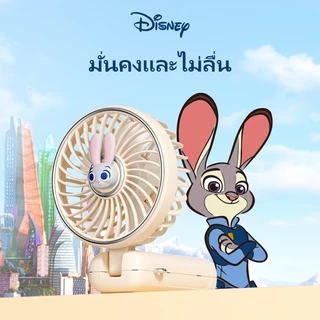 Disney QS-F03 พัดลมมือถือ น้ําหนักเบา พกพาสะดวก แบตเตอรี่ใช้ได้นาน ฤดูร้อน ลมขนาดใหญ่ พัดลมตั้งโต๊ะ ขนาดเล็ก พัดลมไฟฟ้าในครัวเรือน ระบายความร้อนแบบเงียบ